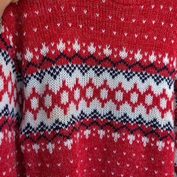 Vintage AstorOne Christmas Holiday Ski Sweater Large - Picture 6 of 6